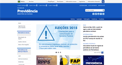 Desktop Screenshot of previdencia.gov.br